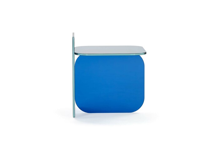 Classi Con sol side table blue side