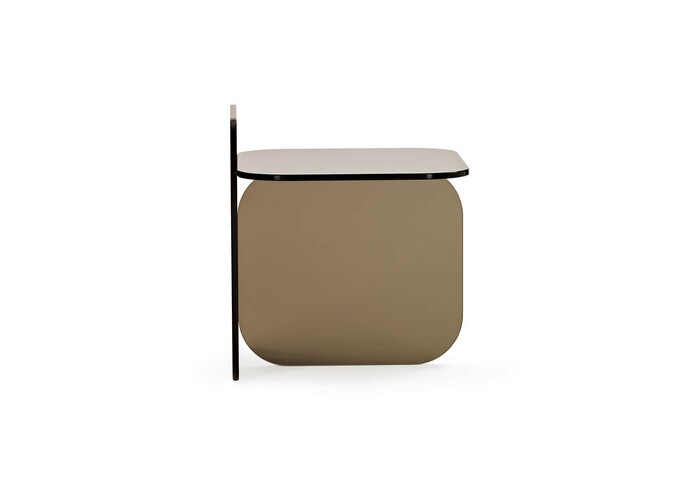 Classi Con sol side table bronze side