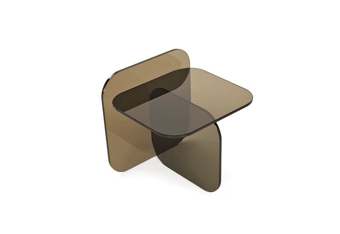 Classi Con sol side table bronze topview 40