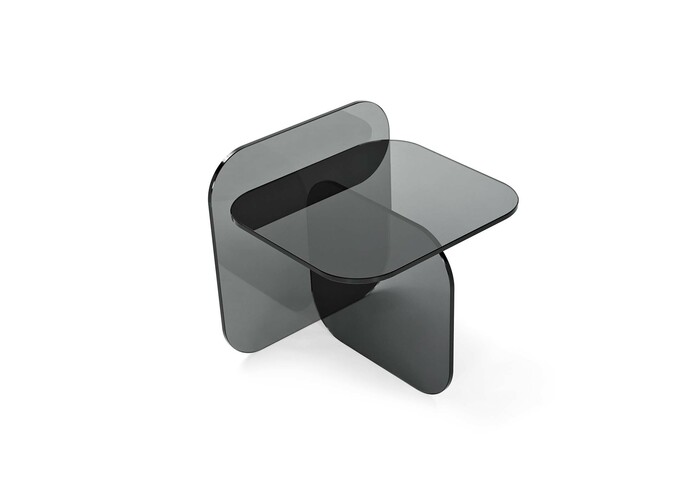 Classi Con sol side table grey topview 40