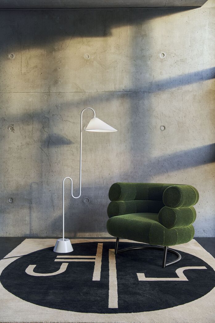 Classi Con st tropez rug roattino floor lamp white bibendum armchair green velvet photo hassos