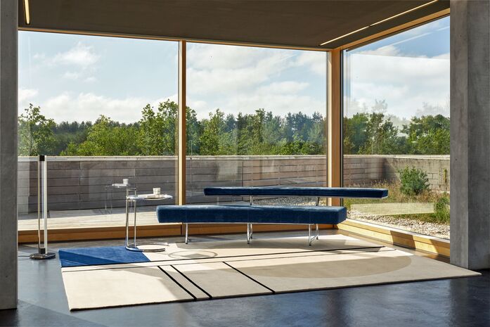 Classi Con tube light floor lamp de stijl rug adjustable table e1027 monte carlo sofa photo hassos