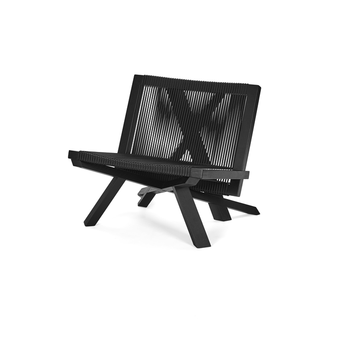 Classi Con volkshaus lounge chair black black cord 40