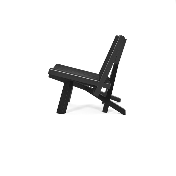 Classi Con volkshaus lounge chair black black cord side