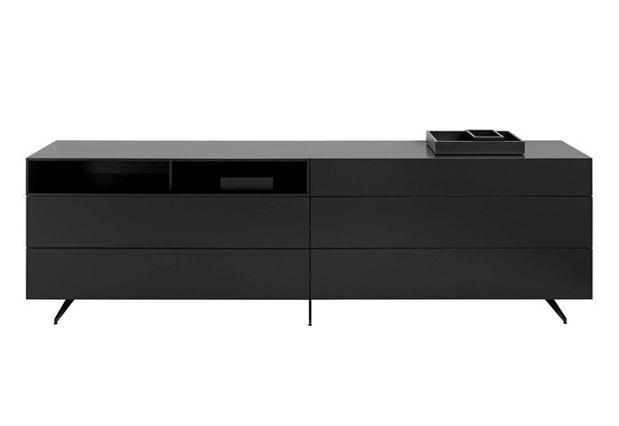 Cosmo lowboard fussgestell systeme schwarz schoenbuch