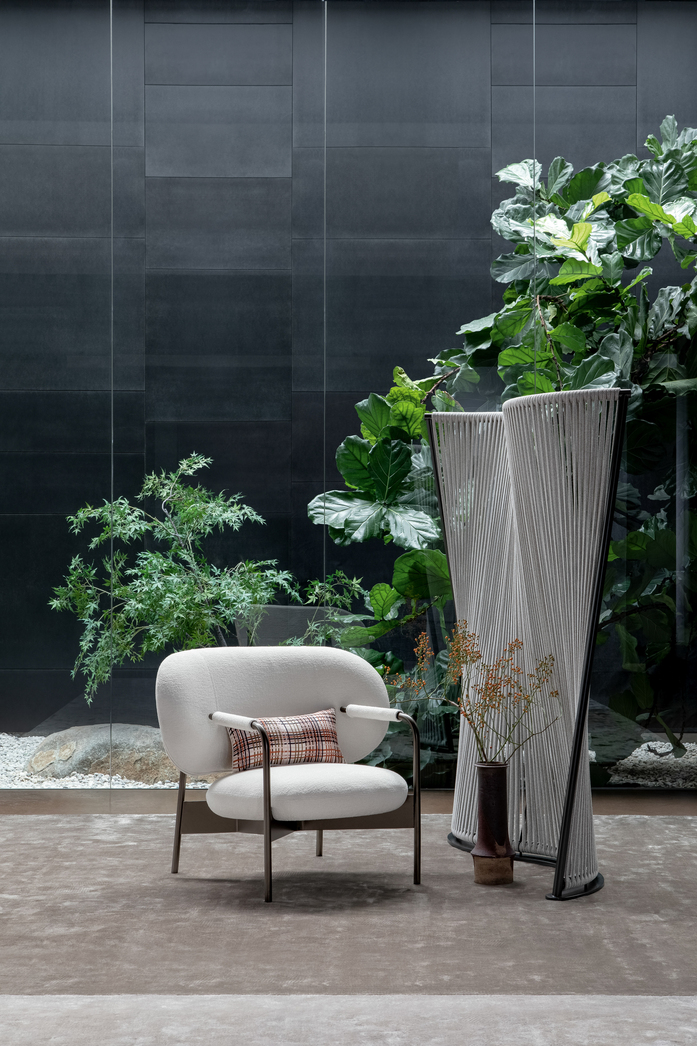 Cross lounge chair Wave