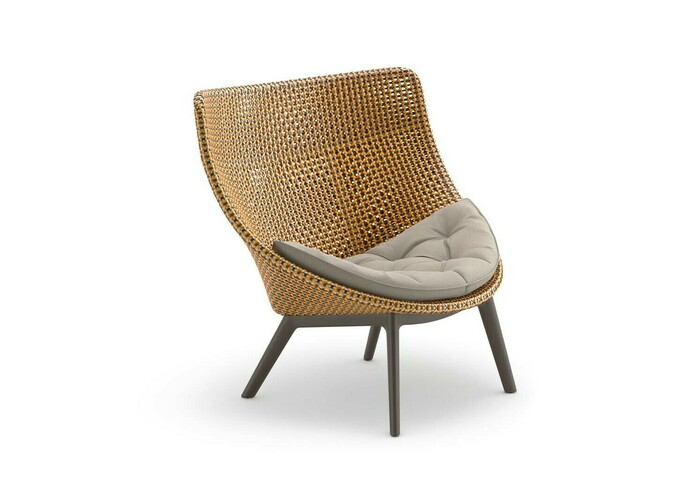 DEDON MBRACE Wing chair seville alu