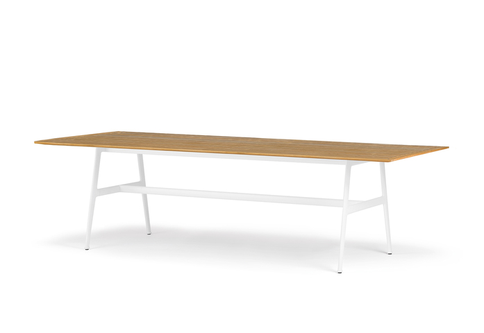 DEDON SEAX diningtable 100x280cm teak white
