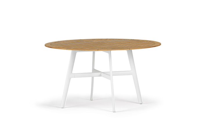 DEDON SEAX diningtable 140x140cm teak white