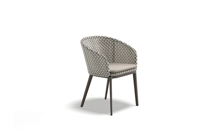 DEDON MBRACE Armchair black pepper