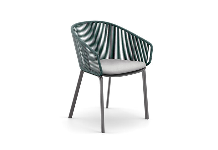 DEDON RILLY Armchair teal melange