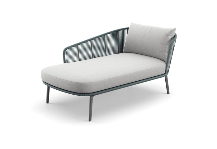 DEDON RILLY Daybed right teal touch