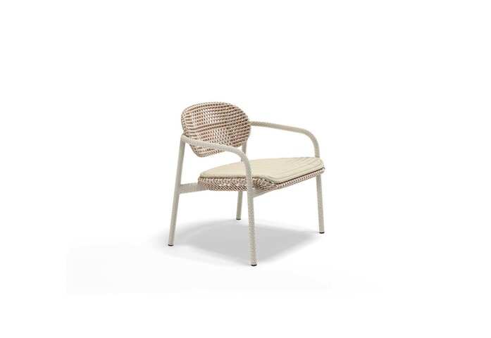 DEDON ROII Lounge chair silica