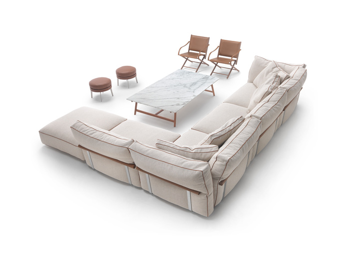 FLEXFORM CAMELOT SECTIONAL SET 02