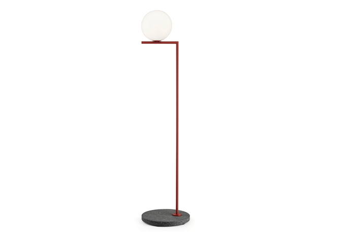 FLOS IC LIGHT F1 BURGUNDI RED BLACK LAVA 1950 X1950