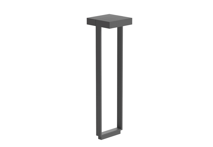 FLOS MILE BOLLARD 2 900 DOUBLE ANTHRACITE 1950 X1950