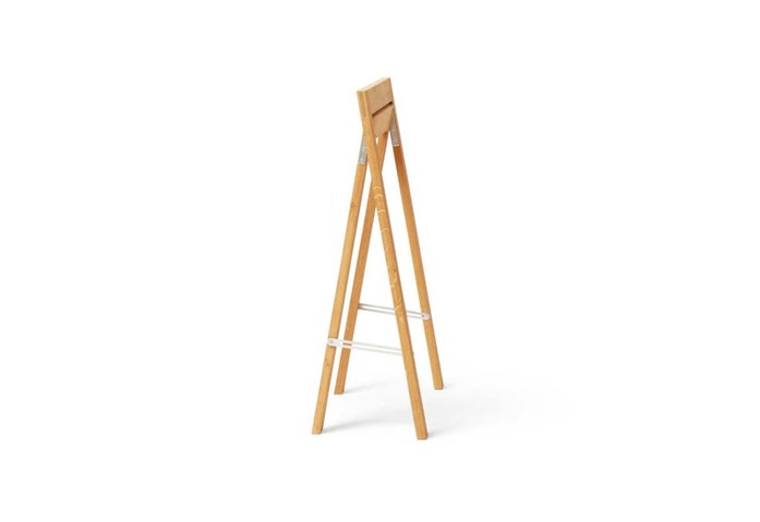 Form and Refine Austere trestle oak side
