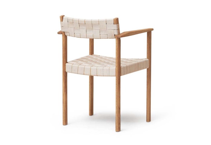 Form and Refine motif arm chair oiled oak back