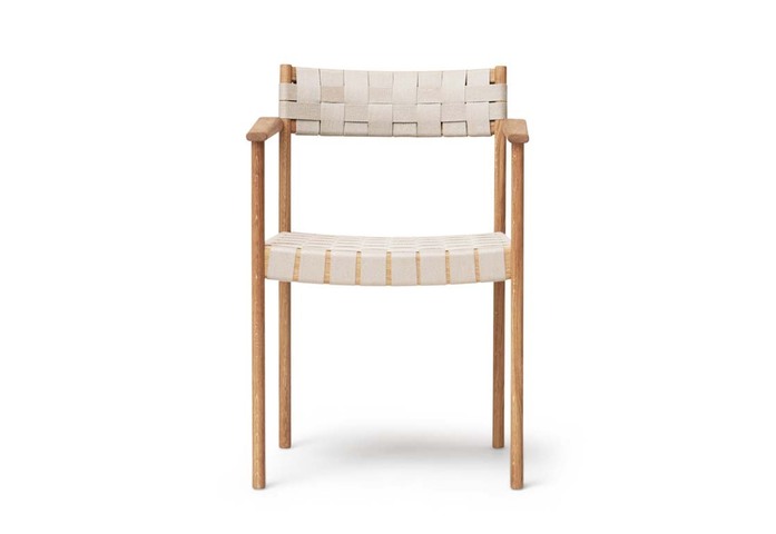 Form and Refine motif arm chair oiled oak front