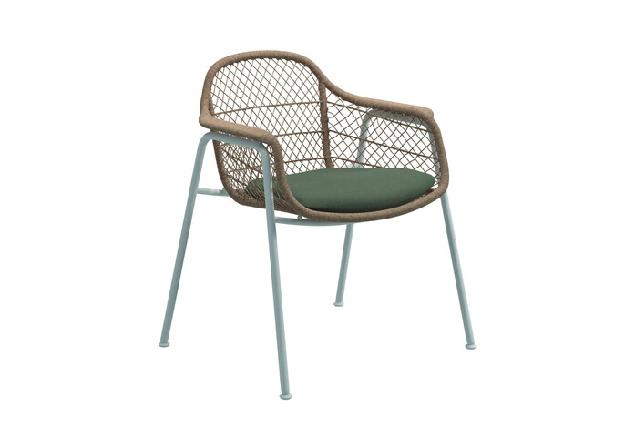 Fresco Dining Chair with Arms Fife Lichen