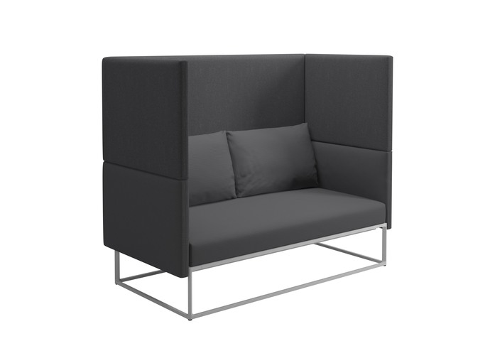 GLOSTER MAYA COVE 158cm Sofa White Cameron Anthracite Anthracite