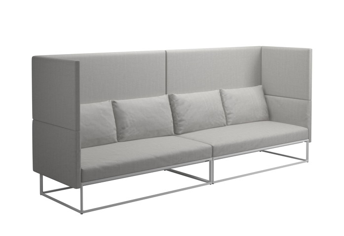 GLOSTER MAYA COVE 308cm Sofa White Sailing Seagull Seagull