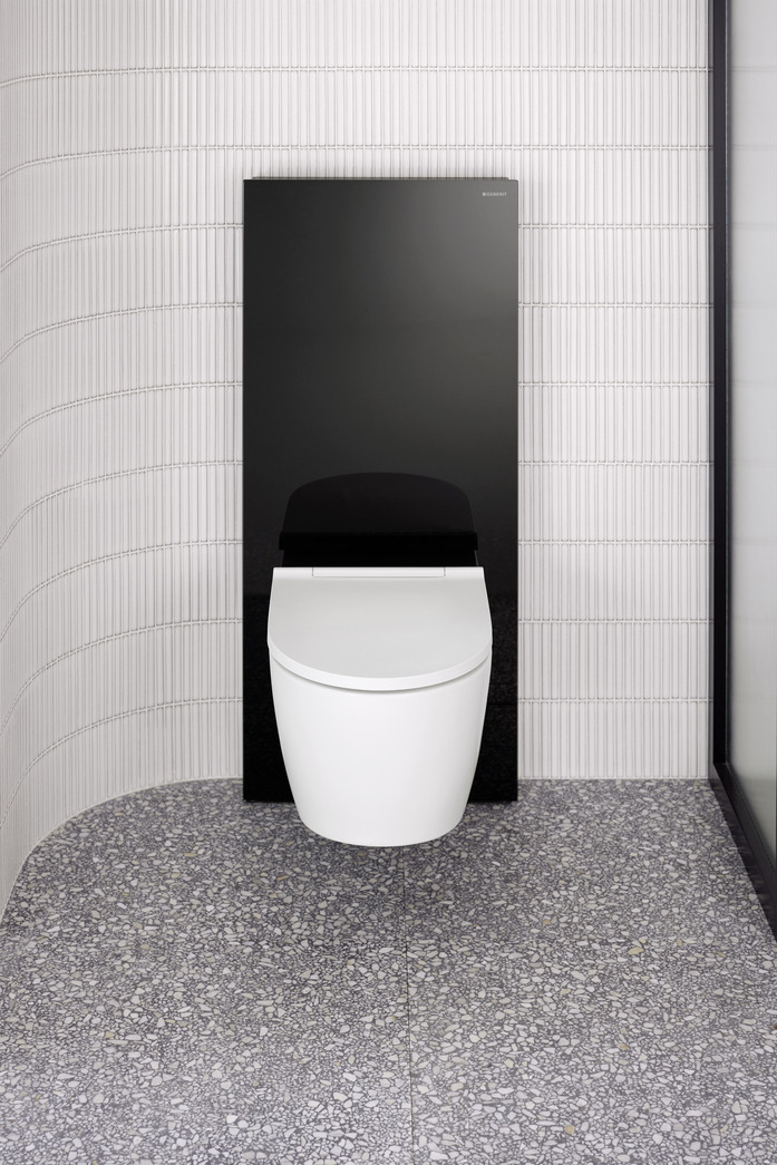 Geberit Monolith Plus Schwarz Glas
