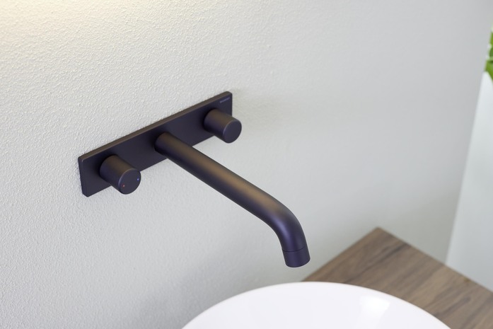 Geberit ONE Armatur schwarz matt rund