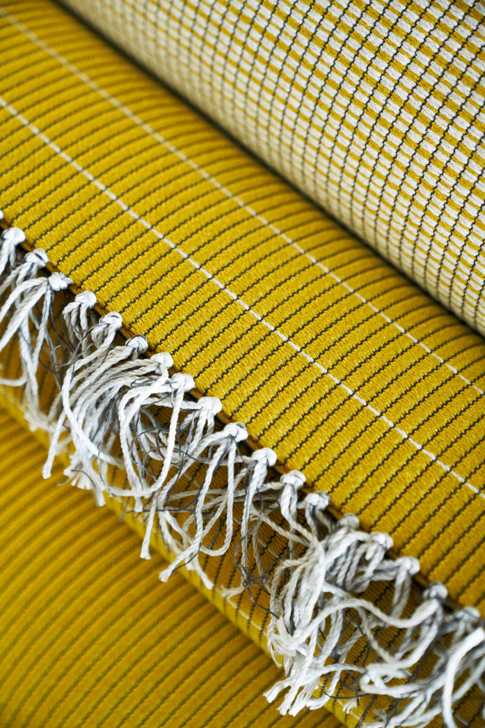 IN OUT rug rolls col yellow light sand woodnotes