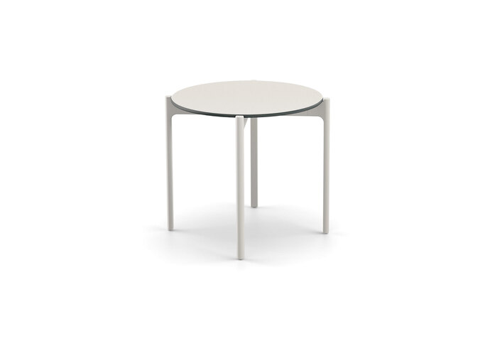 IZON Side table round lipari lipari hpl