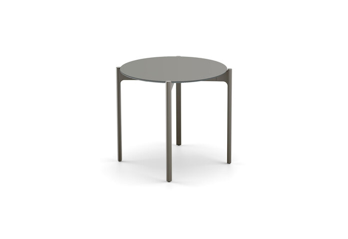 IZON Side table square black pepper vulcano hpl2