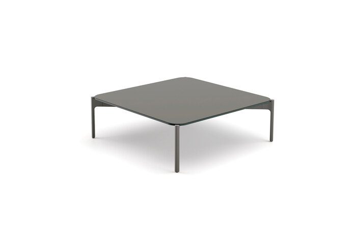 IZON coffee table 80x80 black pepper vulcano hpl