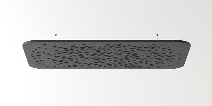 Impact Acoustic 711 24 14 000 12 Rectangle Bubbles Charcoal
