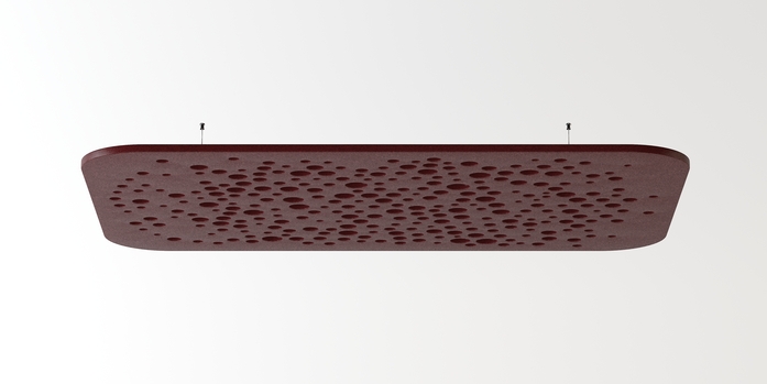 Impact Acoustic 711 24 14 000 12 Rectangle Bubbles Garnet