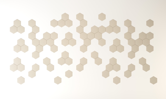 Impact Acoustic 731 24 20 000 00 Hexagon Linen
