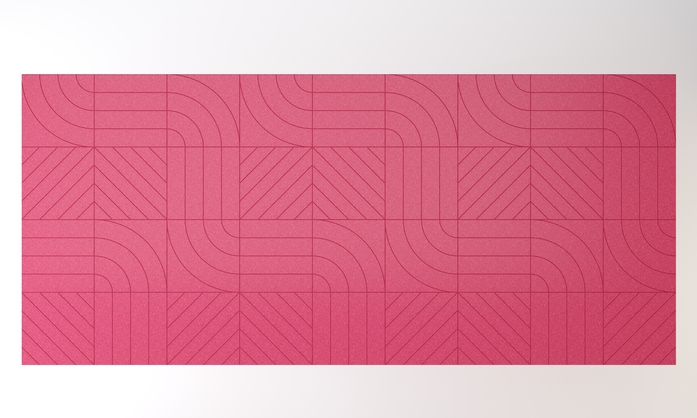 Impact Acoustic 732 24 11 000 00 Flow Poster Red