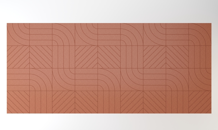 Impact Acoustic 732 24 11 000 00 Flow Terracotta