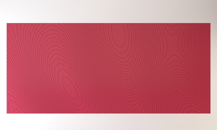 Impact Acoustic 732 24 20 000 00 Contour Poster Red
