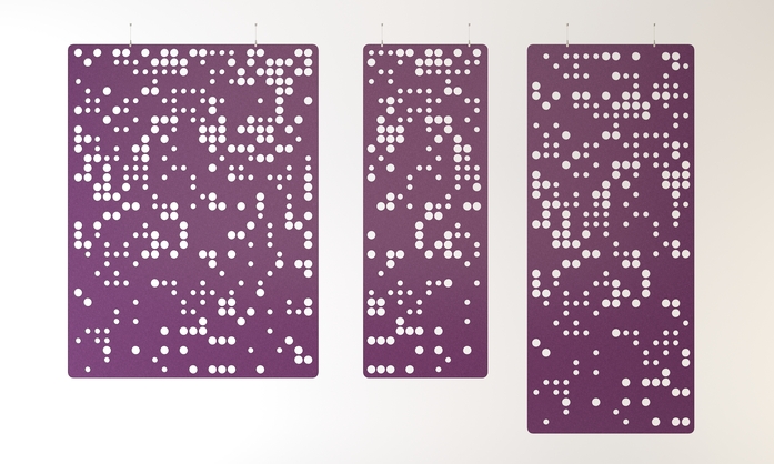 Impact Acoustic 741 24 33 000 00 Braille Grape