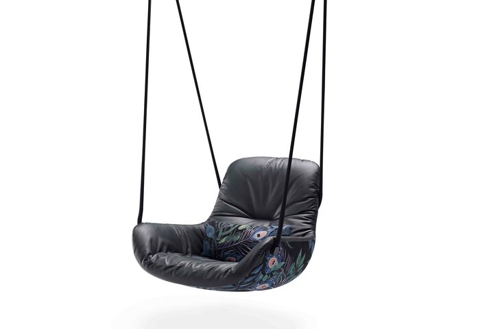 Leya Swing Seat Sahara Ebony Oasis Gobelin Zweipunkt front