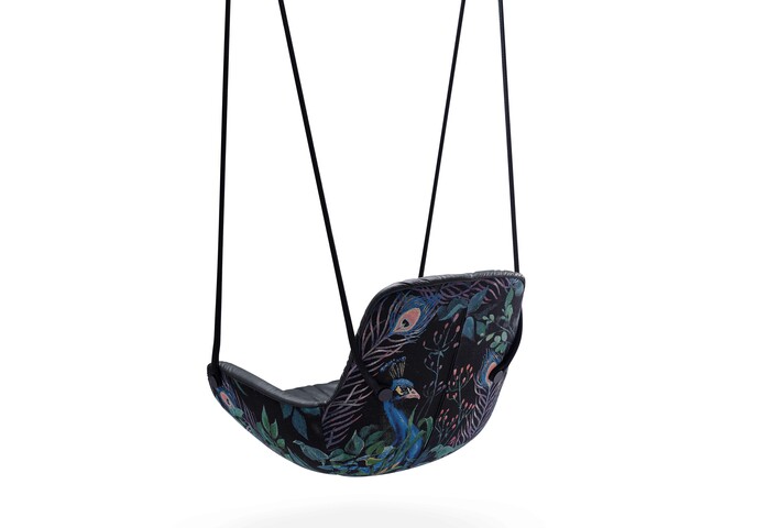Leya Swing Seat Sahara Ebony Oasis Gobelin zweipunkt