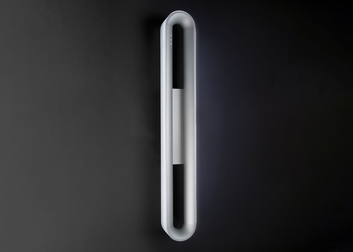 Loop W 900 Alu an der Wand1 rechteckig
