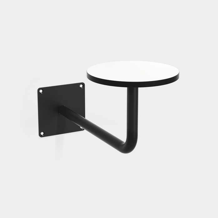 MATERIA lean in white black