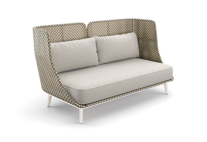 MBARQ 3 Seater high backrest pepper