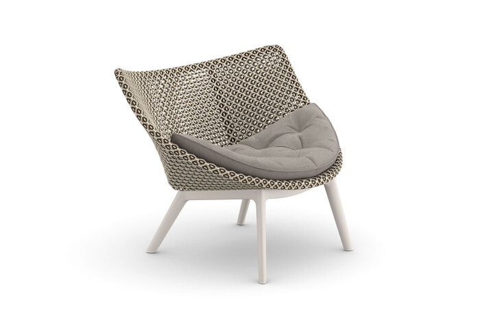 MBRACE Lounge chair new alubase 115 seat 452