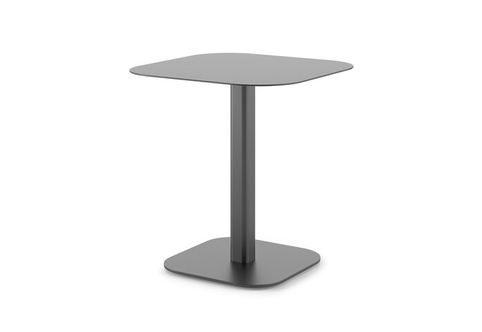 NEWPORT Bistro table 70cm black Alu