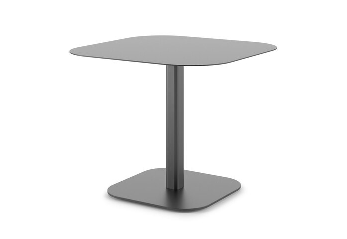 NEWPORT Bistro table 90cm black Alu