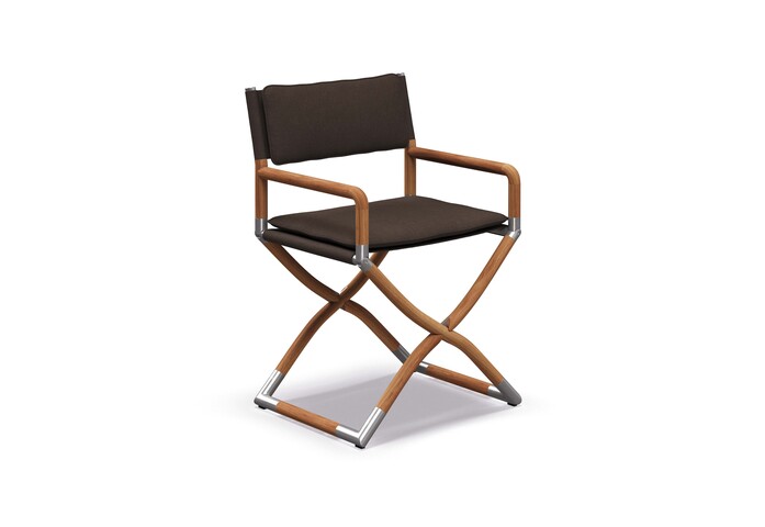 Navigator Folding Chair with Arms Heritage Sable