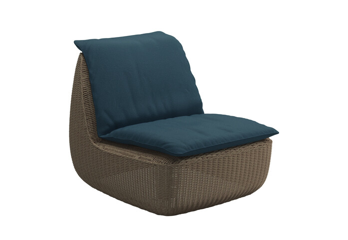Omada Lounge Chair Tuck Denim