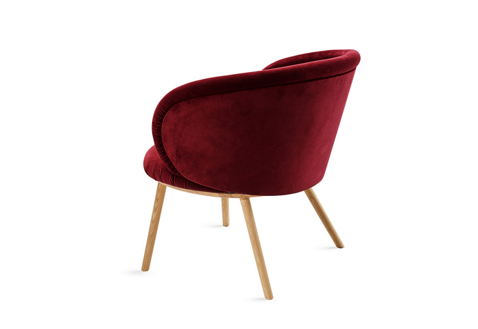 Ona Cocktail Armchair WD001 Harald 582 Holzgestell Natur